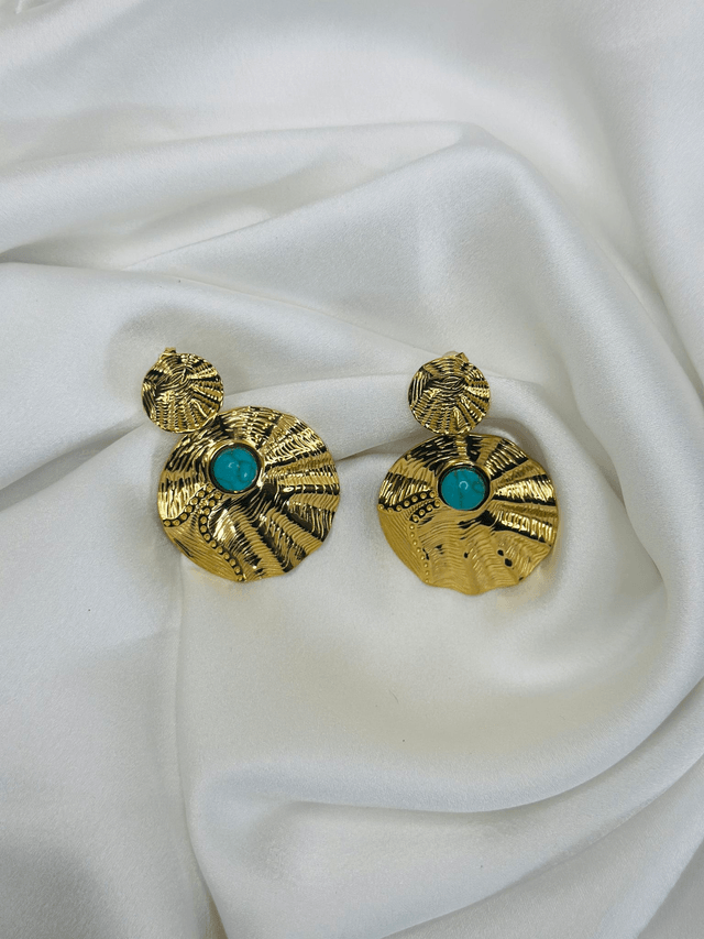 5-Boucles d'oreilles effet pendantes 