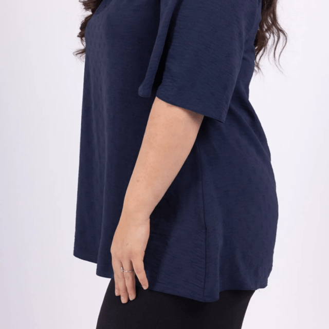 510-Blouse col ajouré 2W 