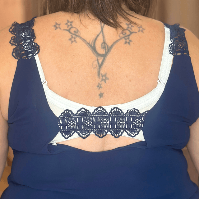 N634 -Top fluide dentelle 