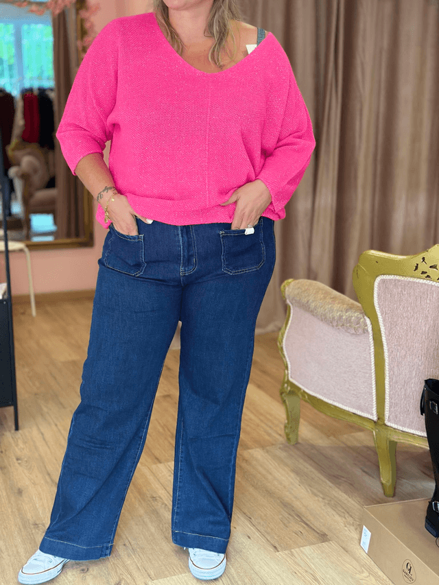 988-Jean large poche devant 