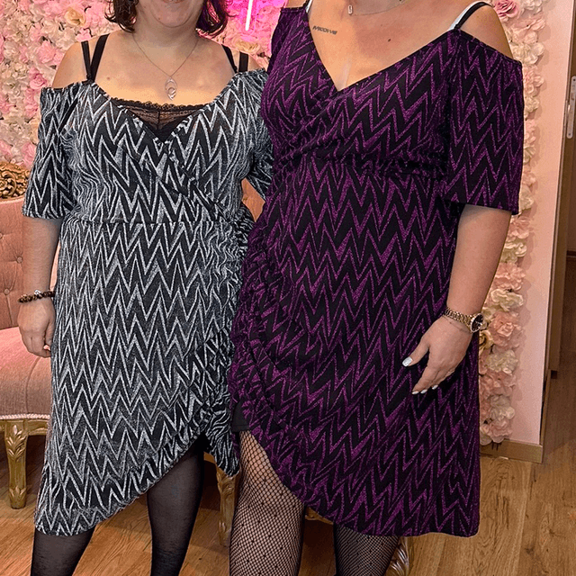 Robe E&F pailleté Taille unique 52 au 64