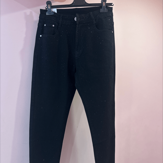 1065-Jean mom avec strass