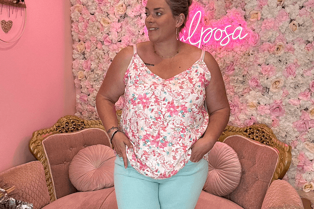 933- Jean turquoise